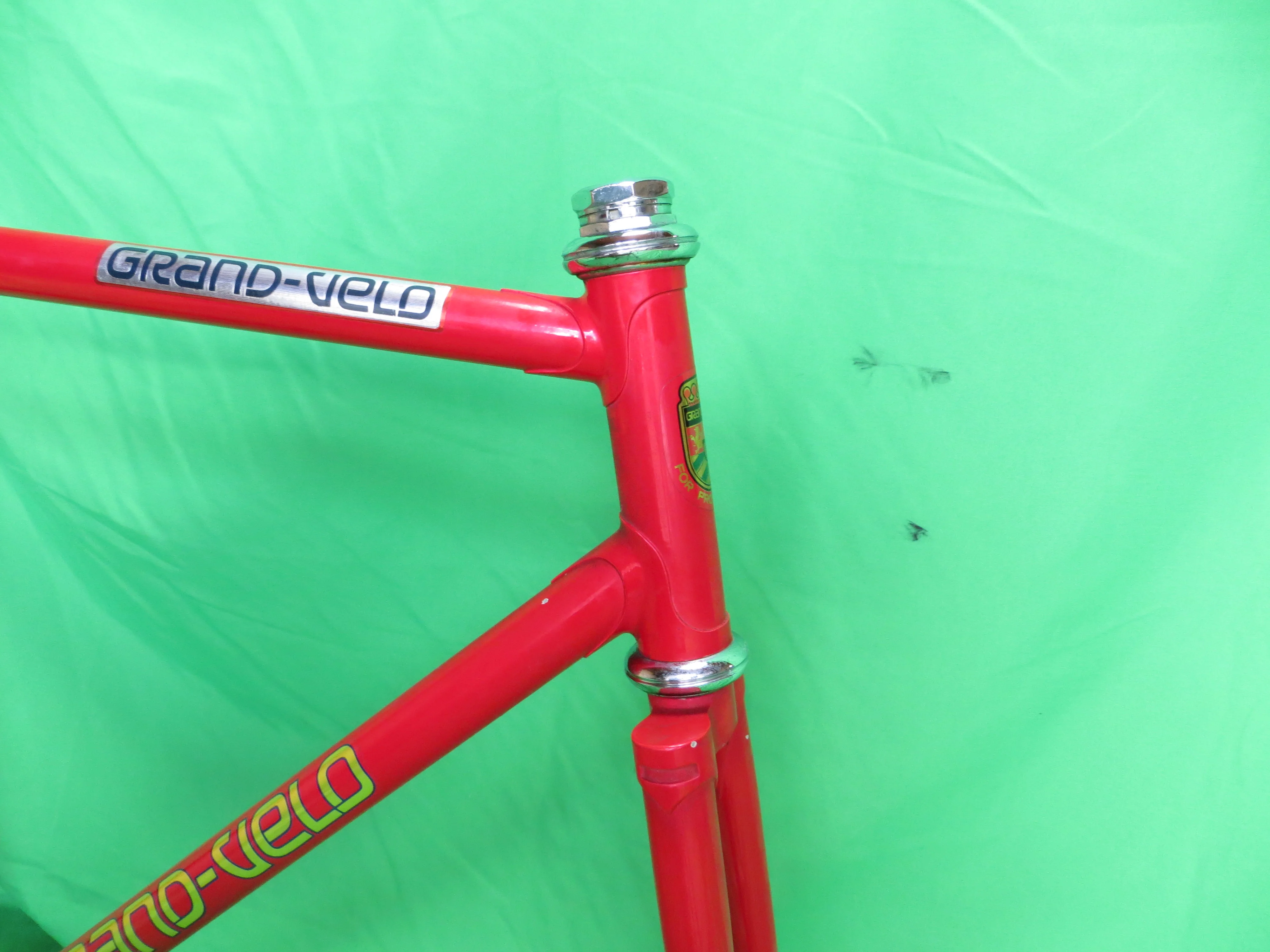 Vintage Grand-Velo Bridgestone Ishiwata 022 // Red  // 54.5cm - Image 9