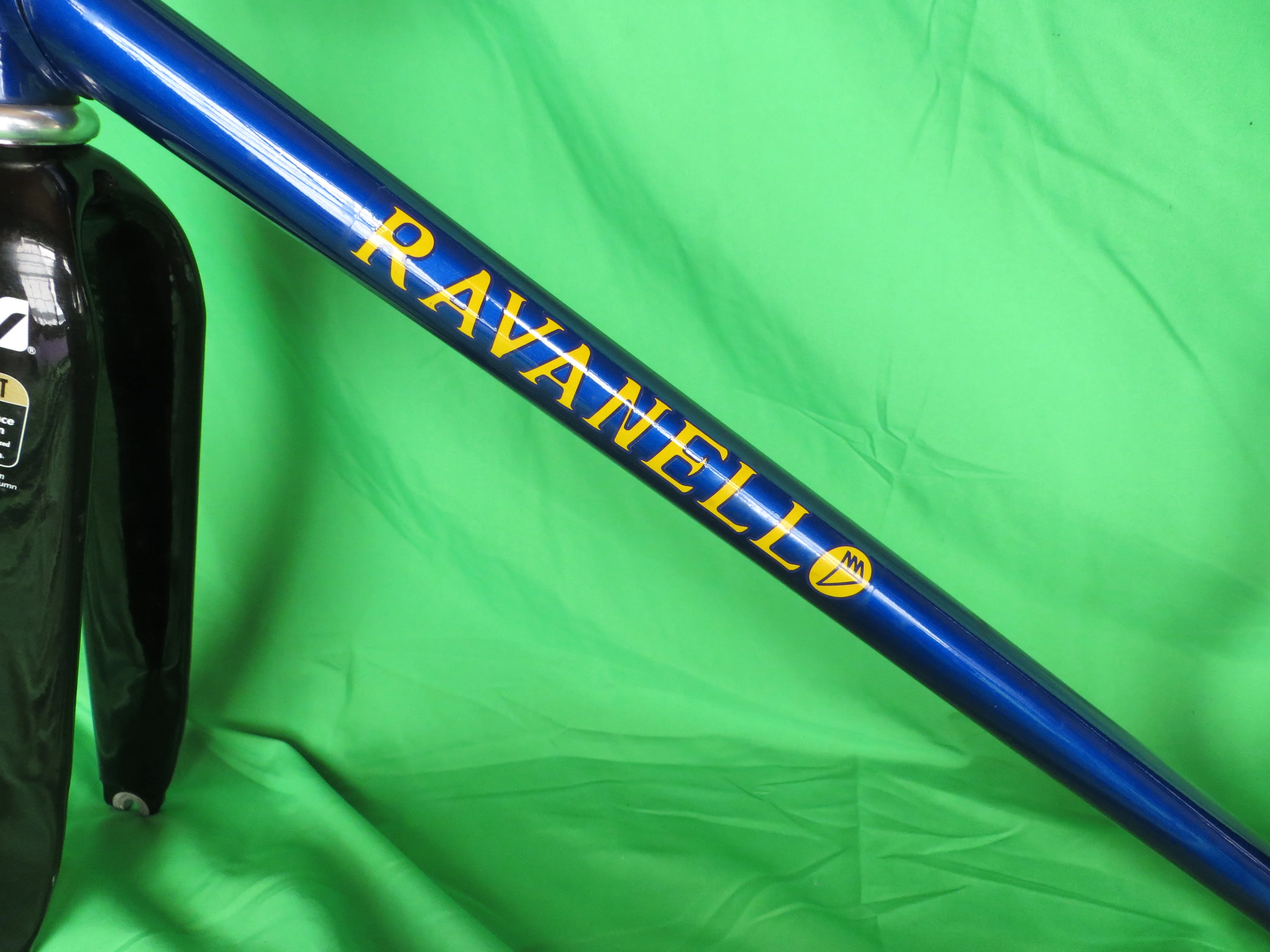 Vintage Ravanello TT  // Blue Metallic 57.5cm / Shimano trackends / Mizuno Carbon Fork - Image 7
