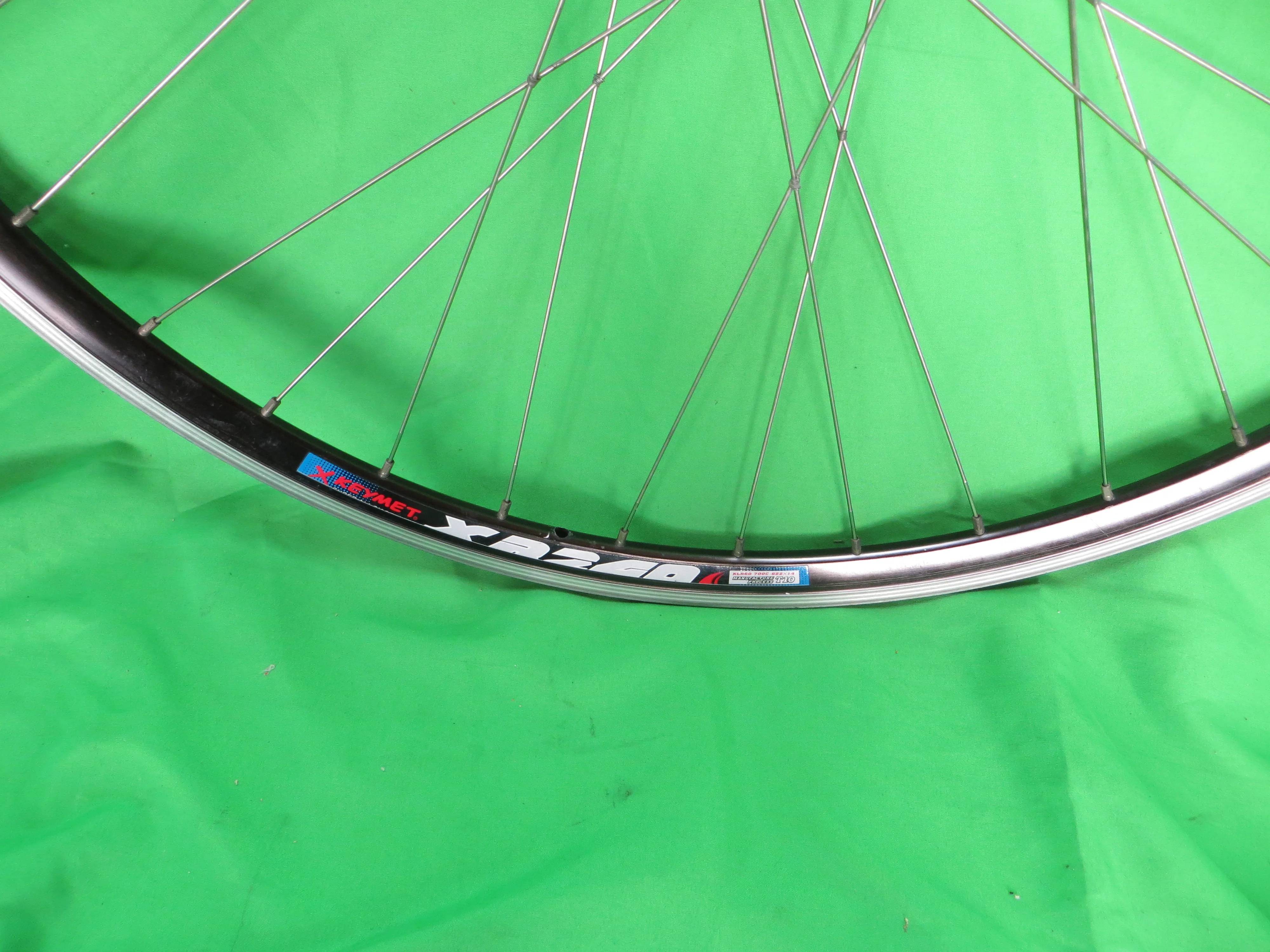 X Keymet  XR240 700c 36H Clincher Rim, Shimano Dura Ace HB-7600 100mm/8mm Front Hub (25010913) - Image 6