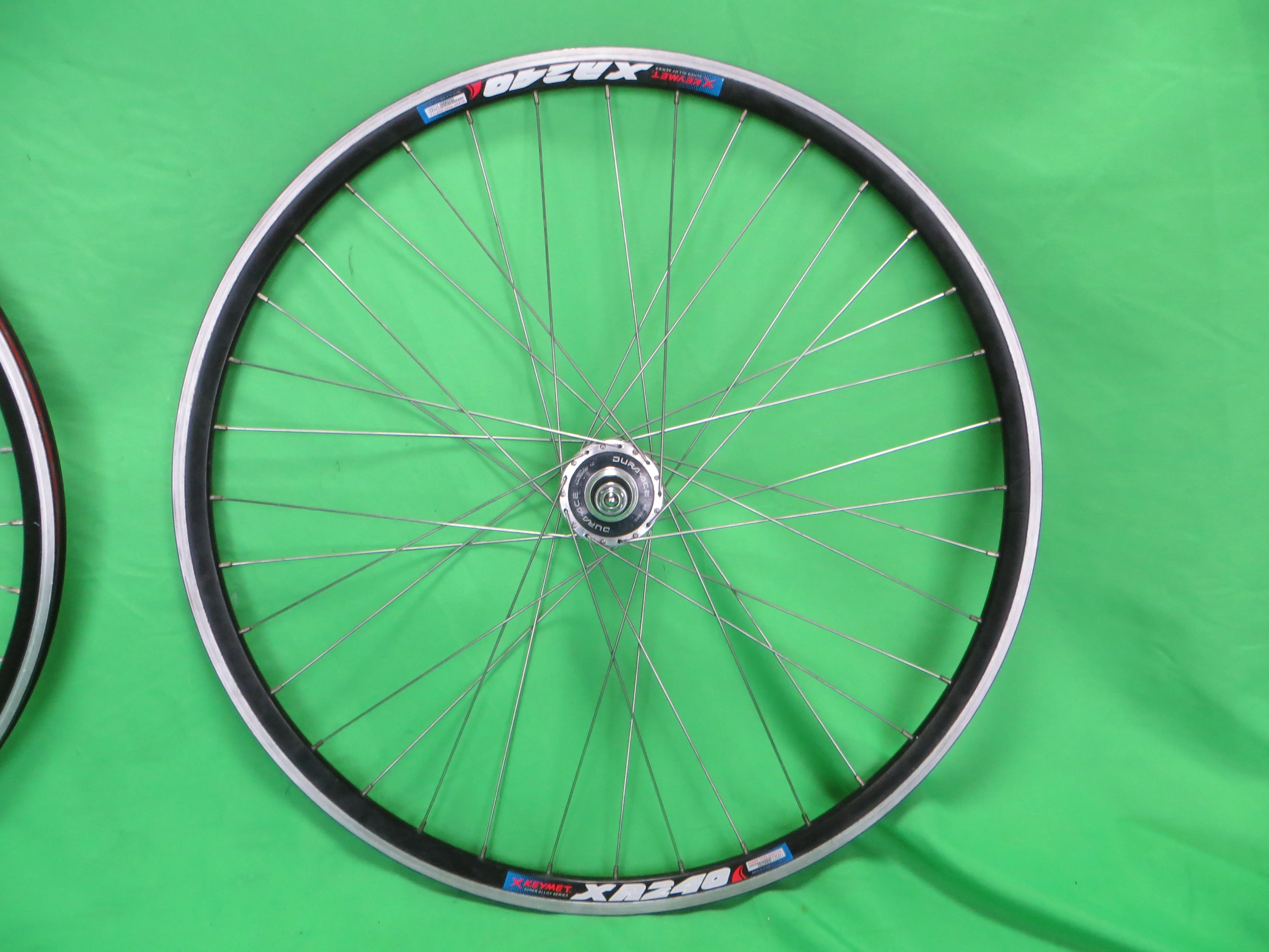 X keymet XR240 Clincher 700c Rims, Shimano Dura Ace HB-7600 NJS hubs 120mm (26021601) - Image 11