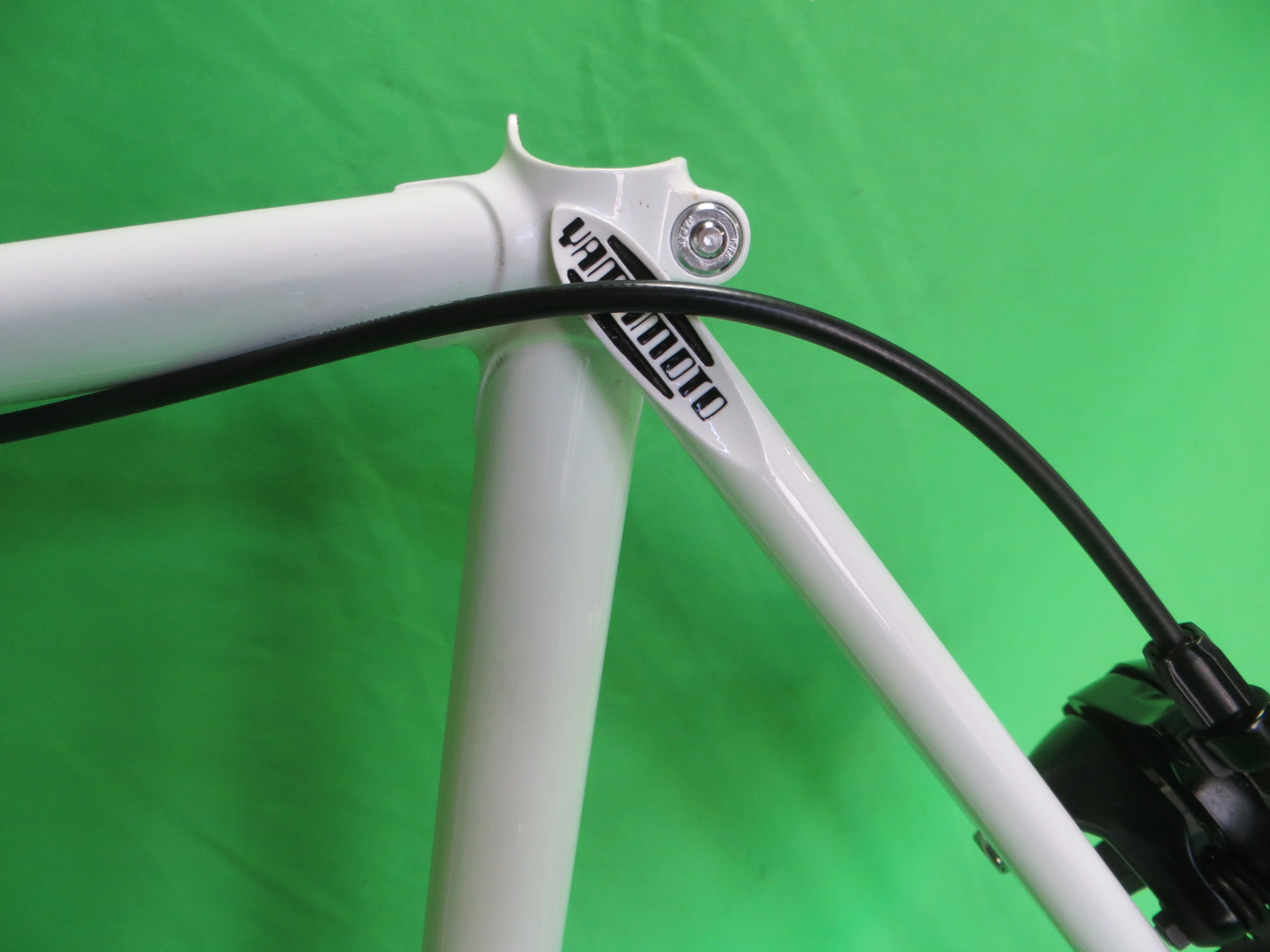Yamamoto Drilled For Brakes // White // 53.5cm + Shiamano 105 Brakes - Image 10
