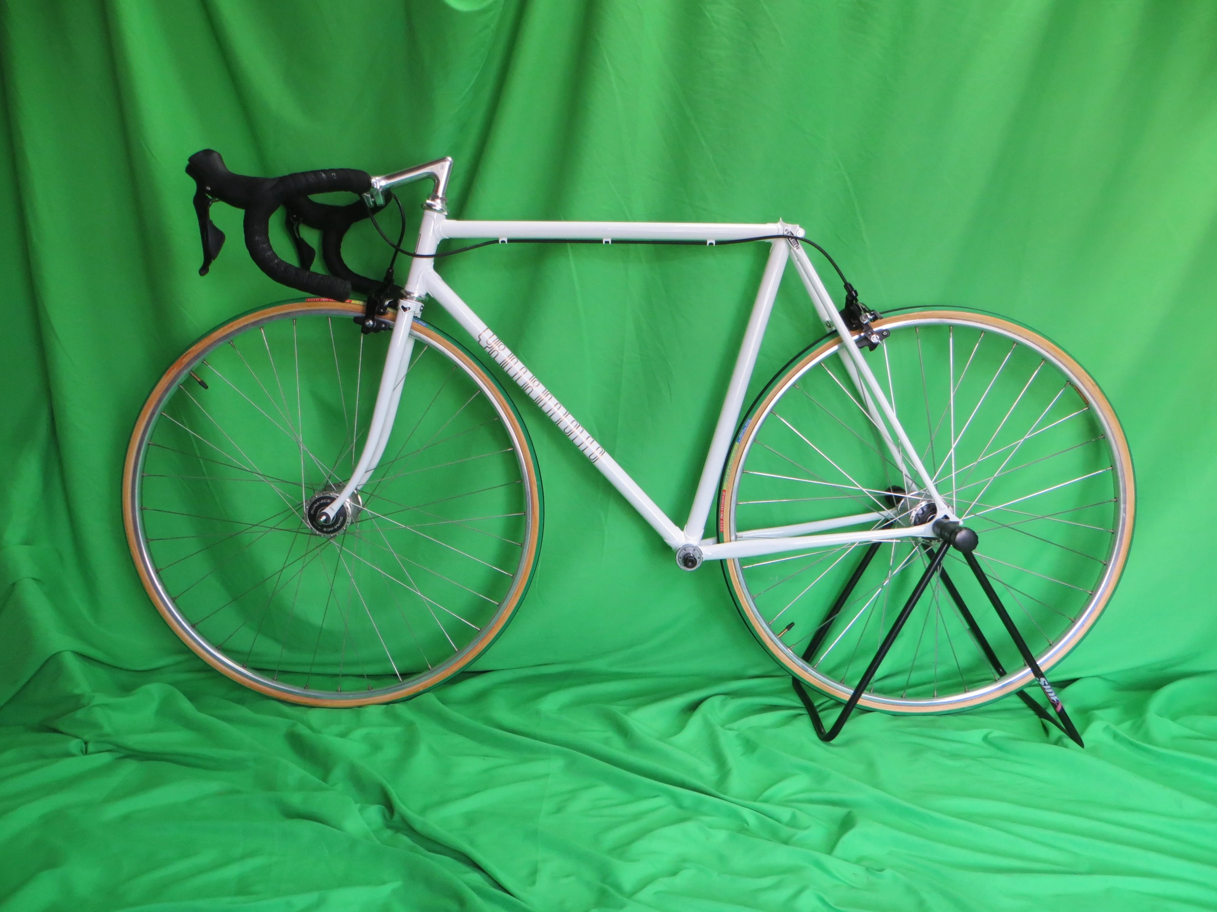 Yamamoto Drilled For Brakes // White // 53.5cm + Shiamano 105 Brakes - Image 21