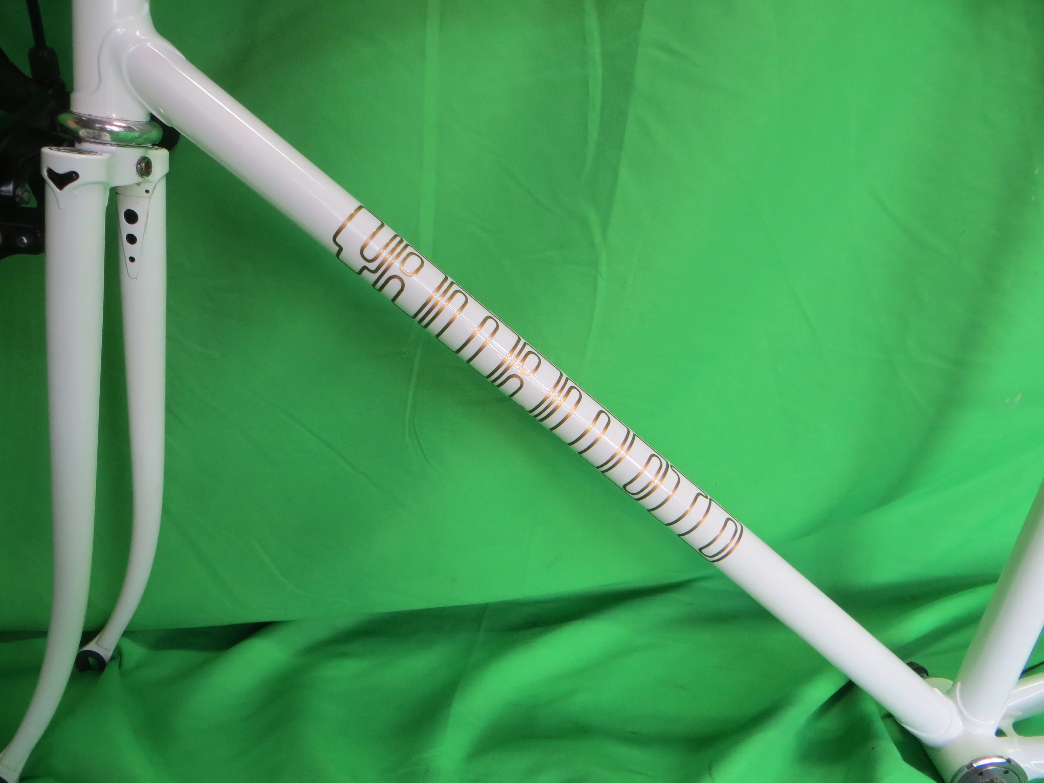 Yamamoto Drilled For Brakes // White // 53.5cm + Shiamano 105 Brakes - Image 7